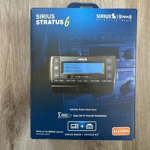 NEW Sirius Stratus 6 SDSV6V1 Satellite Radio Vehicle Kit PowerConnect AUX  OEM